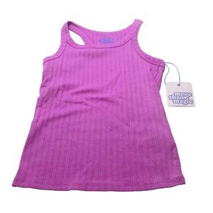 More Than Magic Girl's Size Medium 7-8 Sleeveless Ribbed Tank Pale Magenta New